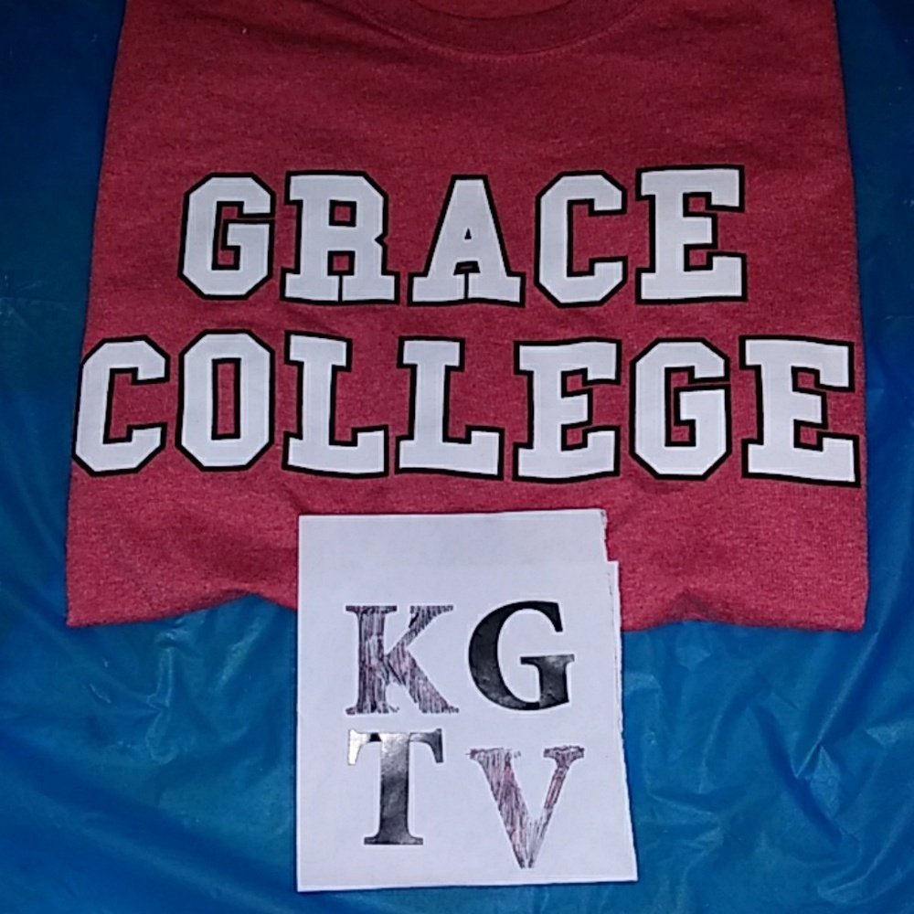 2/$15 Grace college tee